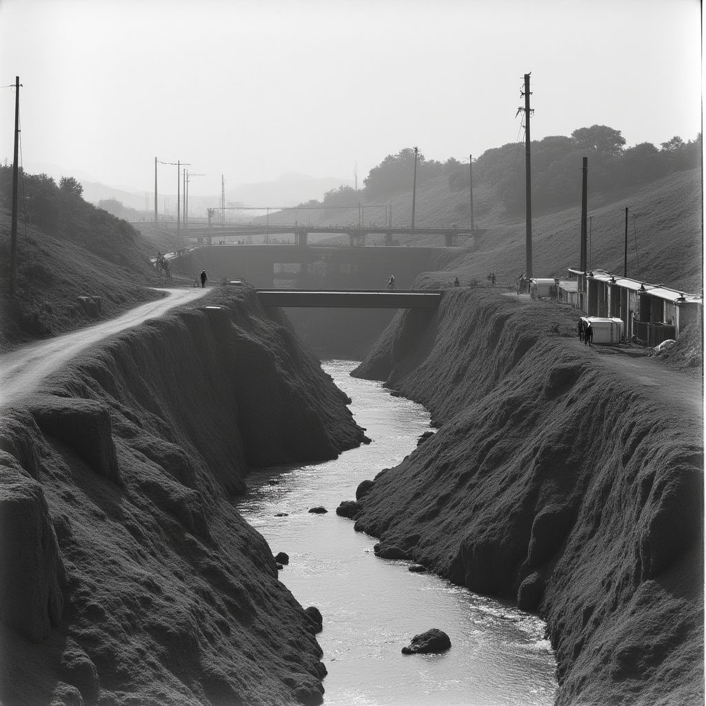 Fotografía histórica de YPF